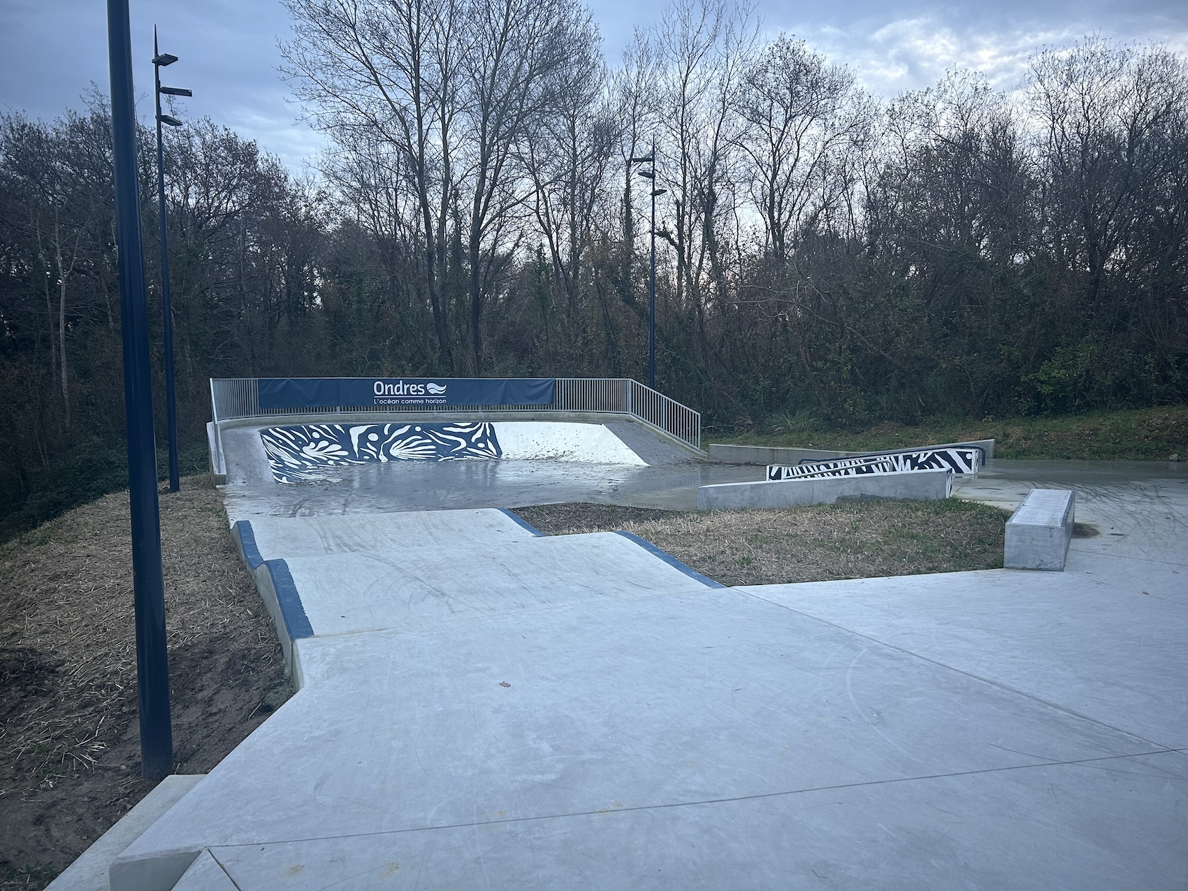 Ondres Library skatepark